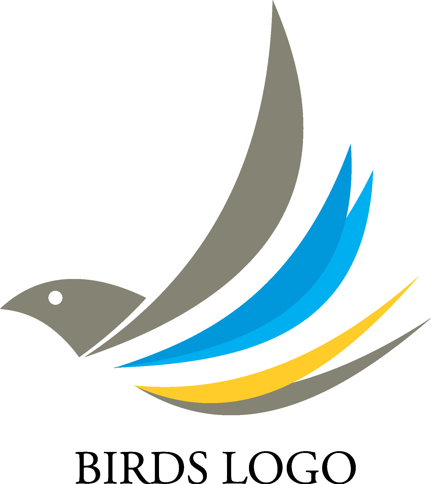 Flying Eagle Bird Logo Vector Logo